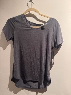 Bally Total Fitness Gray Active Top