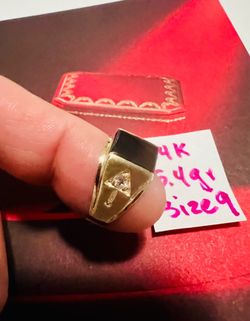 14K Solid Gold Ring For Wedding 5.4Gr Size 9