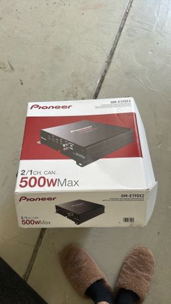 The Pioneer GM-E190X2 2-channel bridgeable amplifier