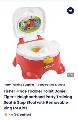 Daniel Tiger potty Chair and Step Stool