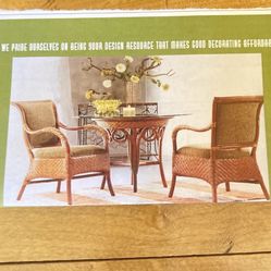 42” Glass Table & 4 chairs (like New)