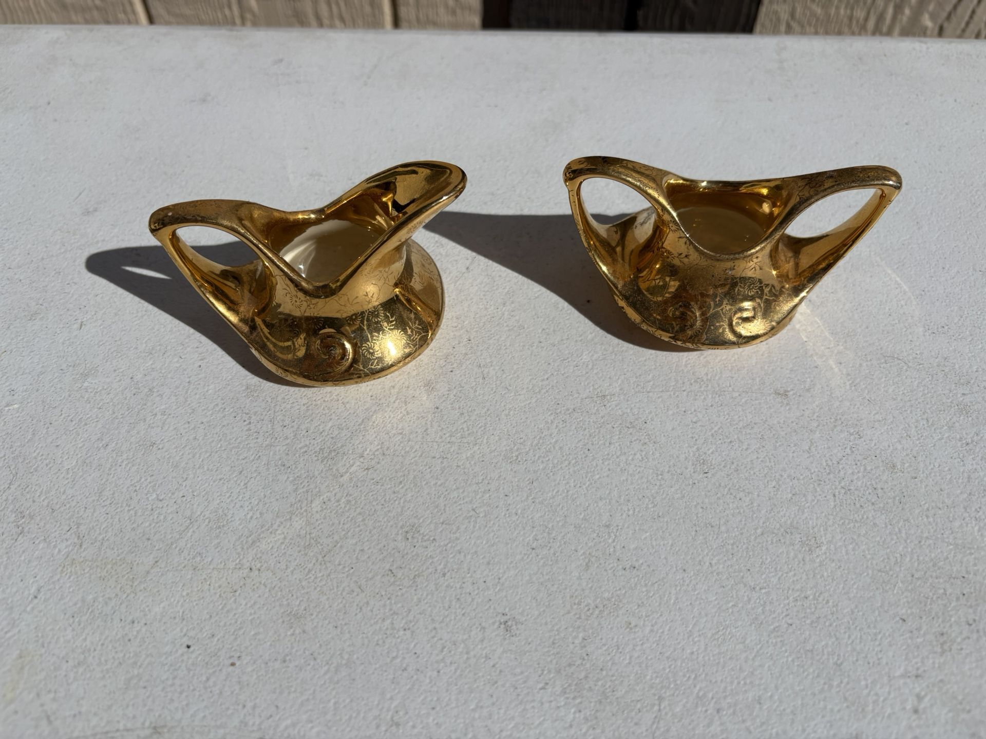 Demitasse Size Sugar And Creamer