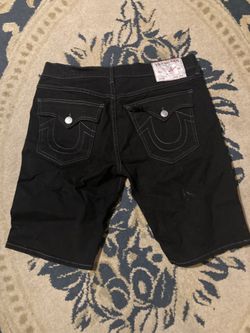 Black True Religion Jorts