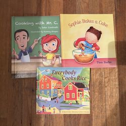 Children's picture books bundle "cooking theme"