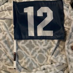 Seattle Seahawks 12th Man Car Flag. 