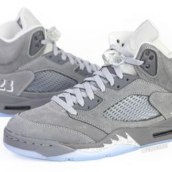 Wolf Grey Jordan 5 Sz10.5 