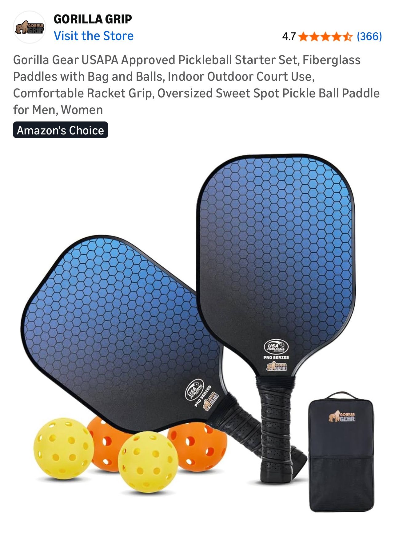 Pickleball Starter Set Of 2
