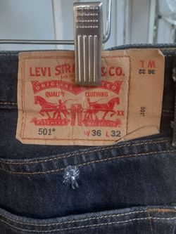 Levis 501 Jeans 36x32