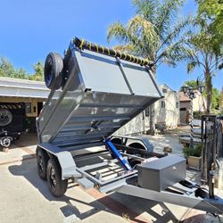 DUMP TRAILER AND TRUCKS CUSTOM MAKE ANY SIZE AND WEIGHTS I CAN MAKE IT LIKE YOU SAY FOR ANY QUESTION TEXT ME PLEASE SE HABLA ESPAÑOL 