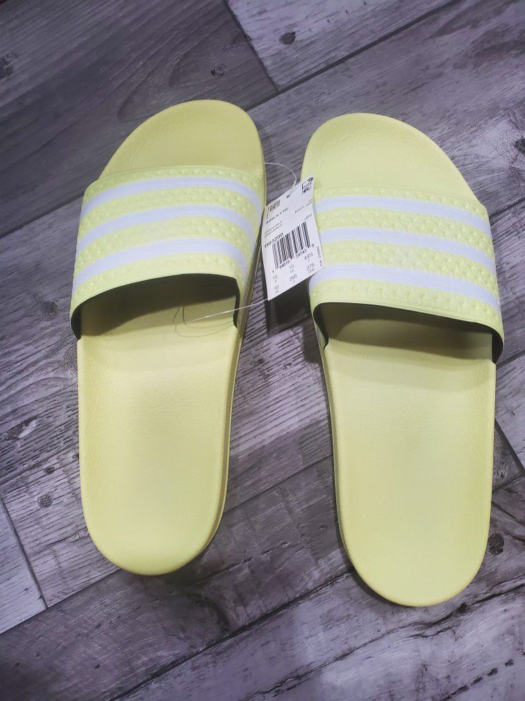 Adidas Adilette Slides Mens Size 10