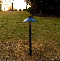WAC Lighting Tiki-12V 6.5W 1 LED Area/Path Light Black Finish-2700 Color