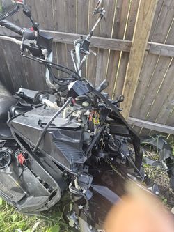 Crashed 2008 Bergman 400