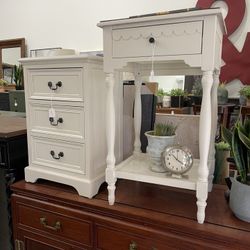 White Side Tables Read Ad 