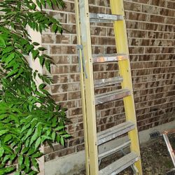 WERNER 6ft Fiberglass Step Ladder Good Conditión 