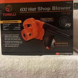 Tortelli 600 Watt Shop Blower