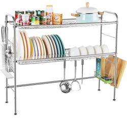 Over The Sink Stainless Steel Dish rack 