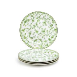 Grace Teaware Greeny Garden 8" Fine Porcelain Dessert Plates