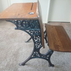 Antique School House Desk