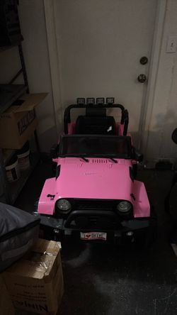 Pink power wheels one seater