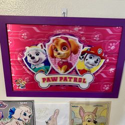 Paw Patrol Picture In Frame