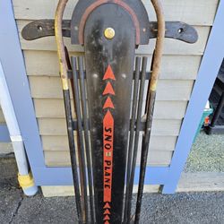 Vintage Sno Plane Sled 