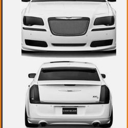 2011 To 2018 Chrysler 300 Headlight And Tail Light Tints.