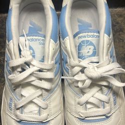 🔥 New Balance 550 “White/Carolina Blue” - Size 9/9.5- Clean! 🔥