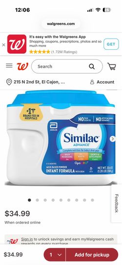 Similac advance formula