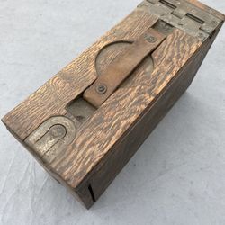 Vintage Antique wood ammo box