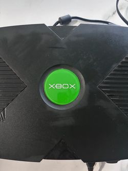Original Xbox Console Bundle - 2 Controllers, DVD Remote + 24 Games - Tested & Working
