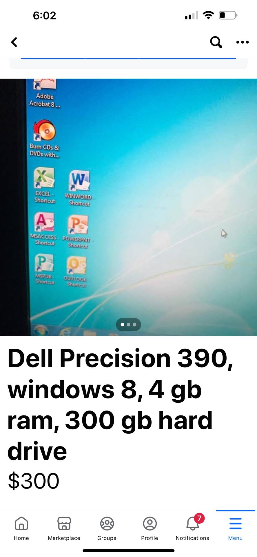 Dell Computer Desk Top