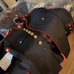 USMC Dress Blue Coats
