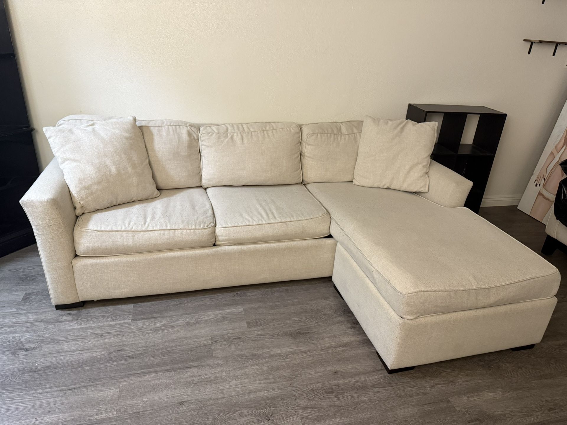 Sectional Couch With Pull Out Bed (Queen)