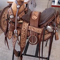 Montura Charra Fuste 16
