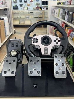 PXN V9 RACING WHEEL AND PETAL SET USED