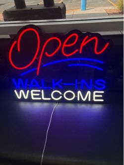 Welcome LED sign