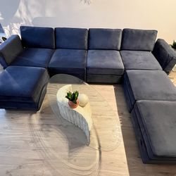 Sofa 7 Seats + 6 Sides Modular Sofa with Storage