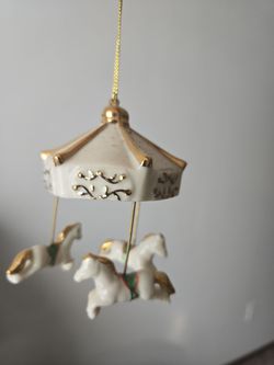 MIkasa carousel Horse Ornament