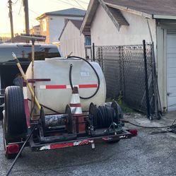 Commercial Pressure Wash Trailer