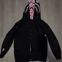 bape double hoodie