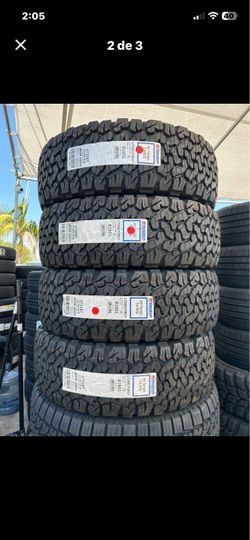 285/70/17 BFGOODRICH KO2 4 NEW TIRES INSTALLED β
INSTALADAS β
