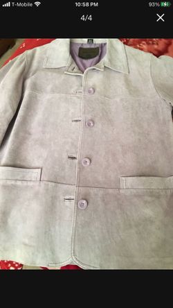 LAVENDER SUEDE JACKET