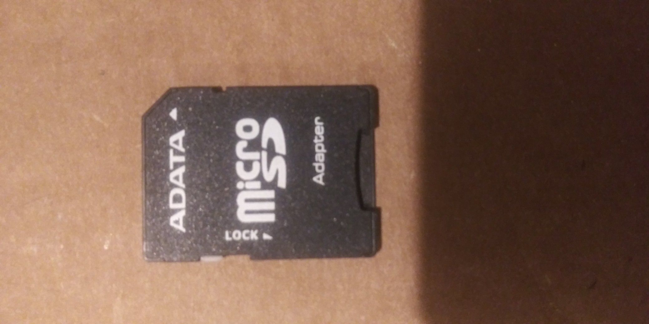 Adata MicroSD Adapter and 32gb Card