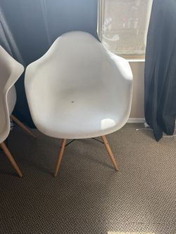 Two White Chairs