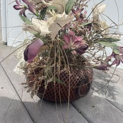 Silk Flowers Centerpiece 