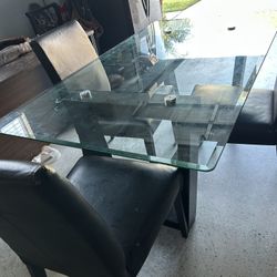 Black Dining Table, $65