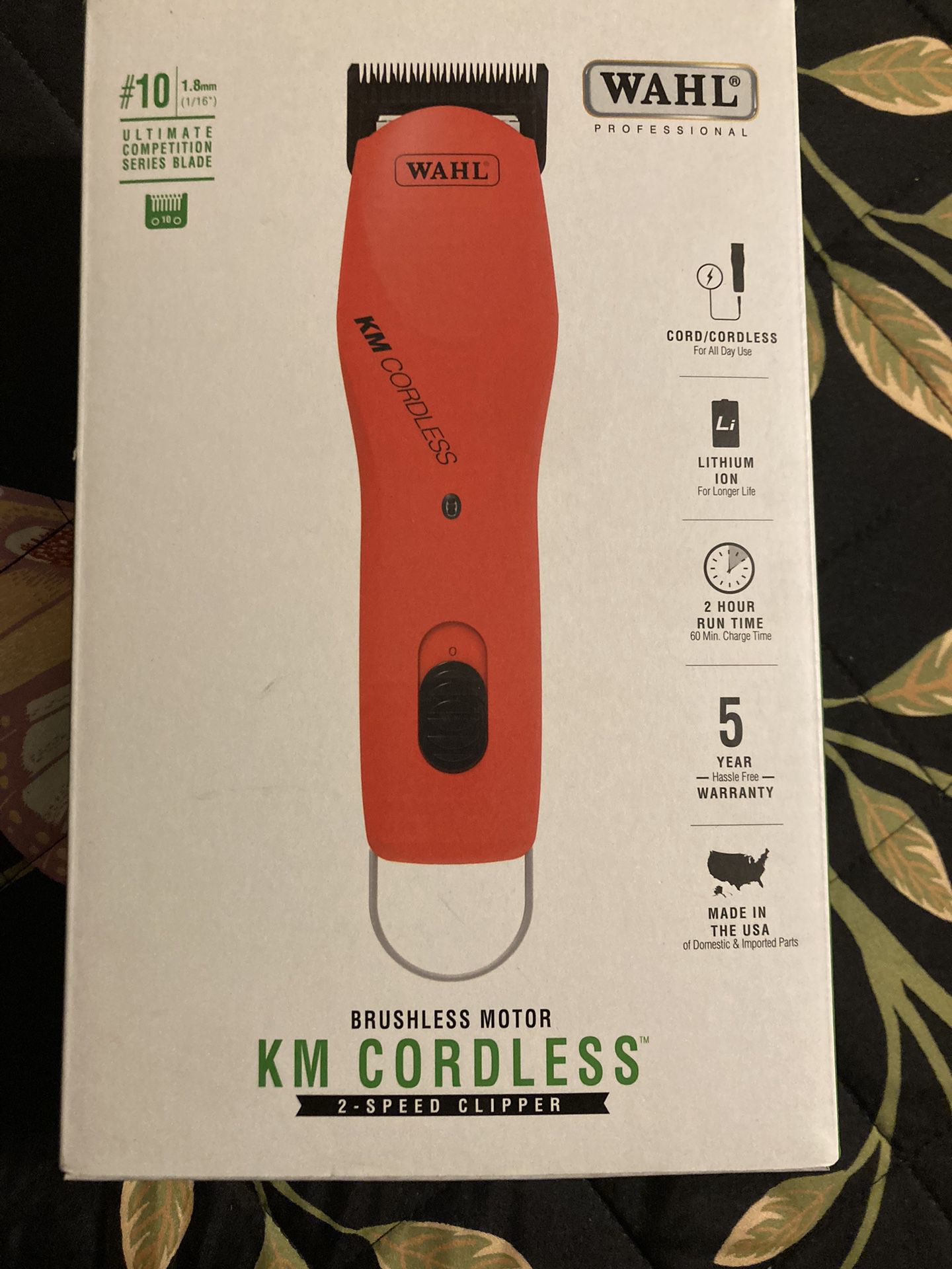 Wahl Pet KM Cordless 2 Speed Clipper NEW