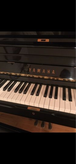 Upright Yamaha piano