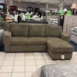 Pull-out Bed Sofa With Chaise