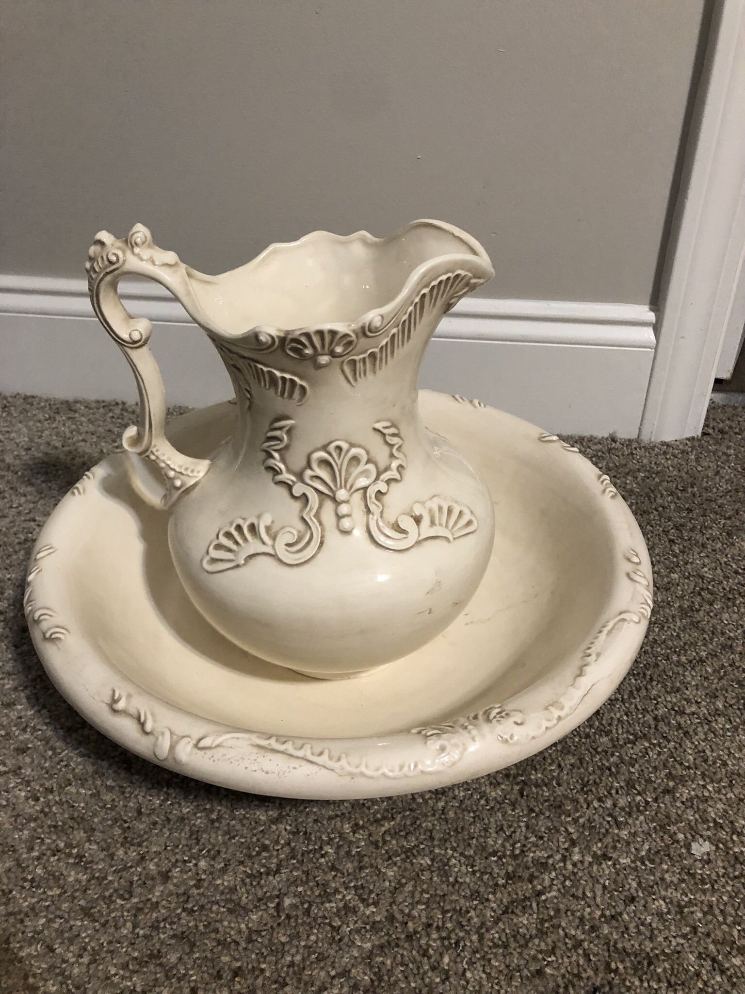 Antique Wash And Pitcher